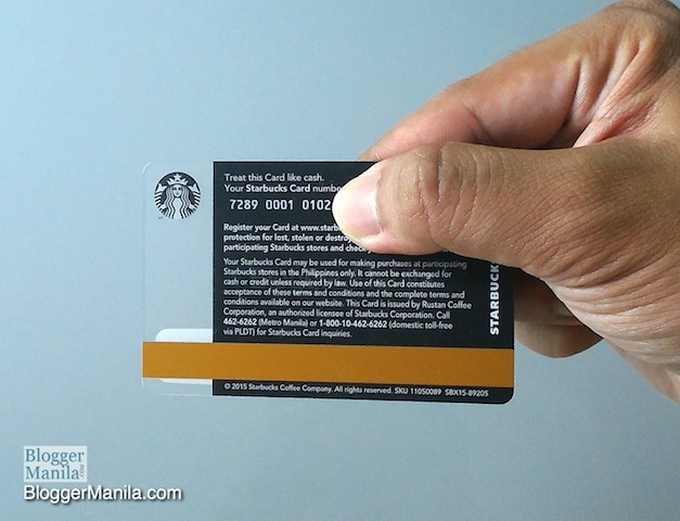 Starbucks Card Philippines