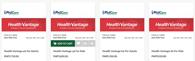 PhilCare Health Vantage Card