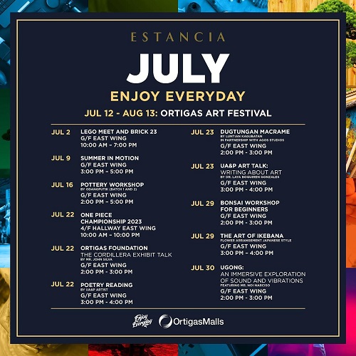 Ortigas Art Festival Schedule 2023 