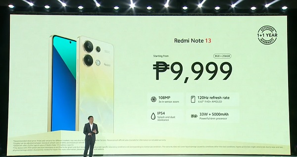 Redmi Note 13 Philippine Price